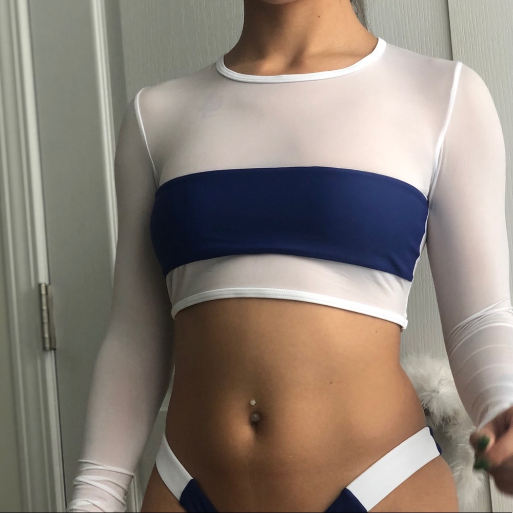 Mesh swim top (or crop top) (5/$25)